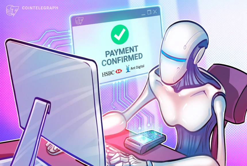 Teste de pagamentos com IA usando depósitos tokenizados pelo HSBC e Ant Digital