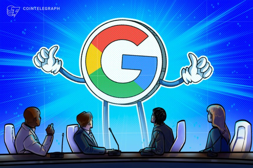 Sede do Google Cloud em Nova York durante o simpósio sobre segurança de ativos digitais.