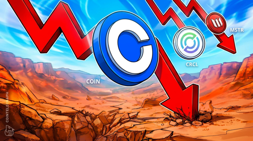 Gráfico de queda das ações de cripto após hack da Binance